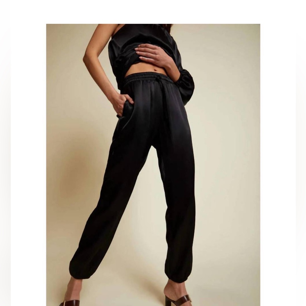 NATION LTD Del Rey Satin Jogger + Joey Tank!